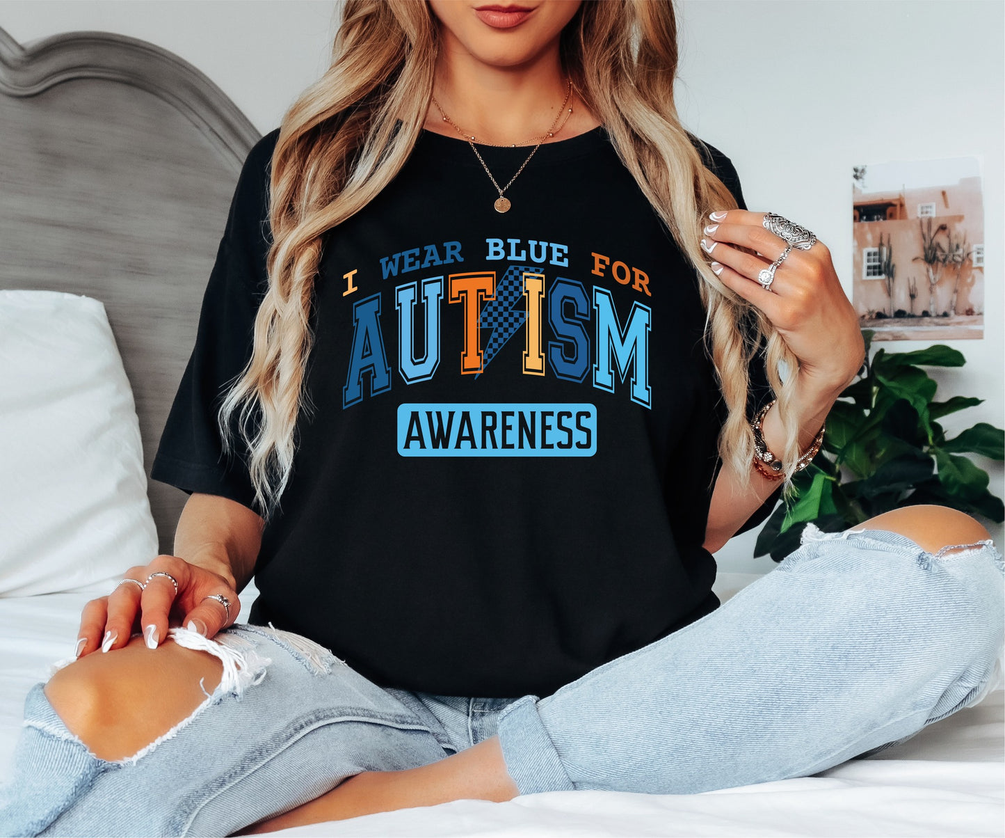 i wear blue for autism
