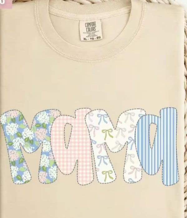 MAMA floral and gingham