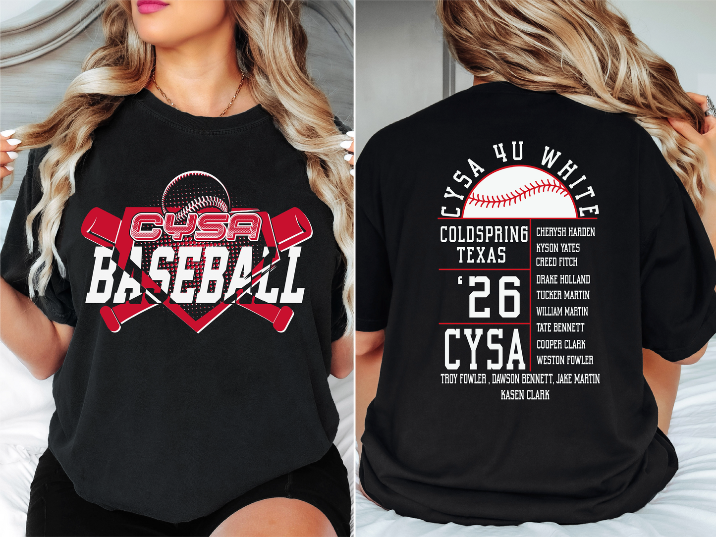 Cysa 4u white baseball
