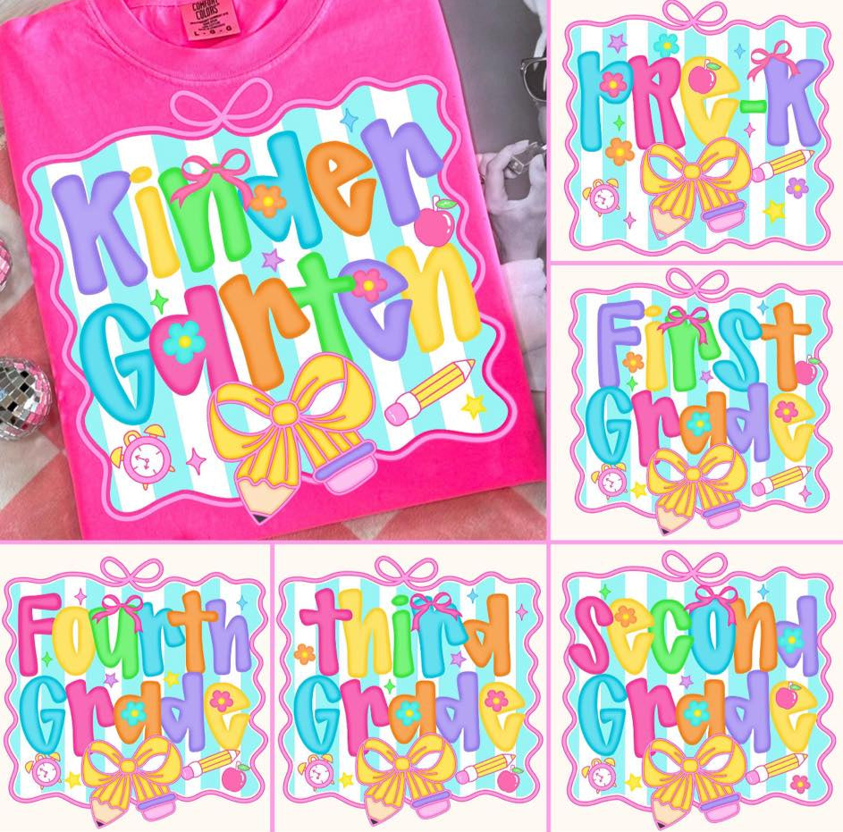 GRADE SCHOOL SHIRTS
