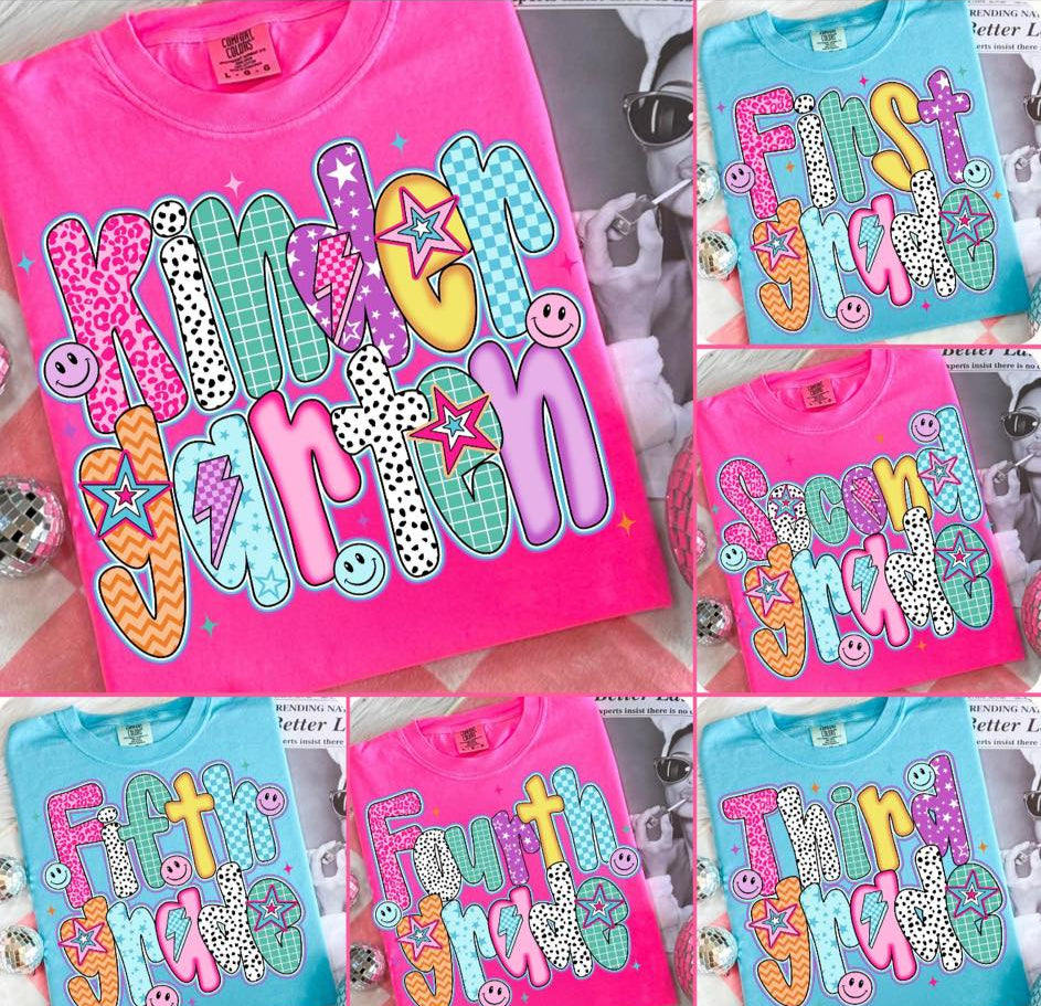 new grade shirts