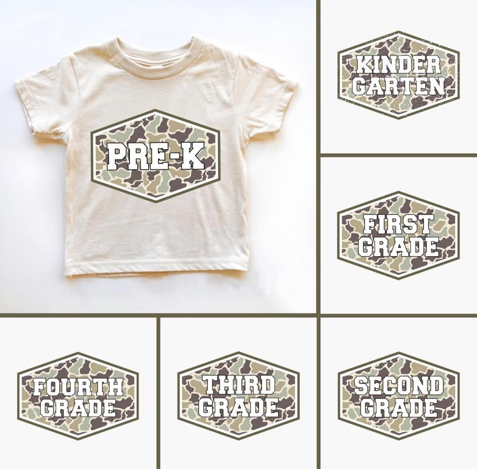 CAMO grade shirts