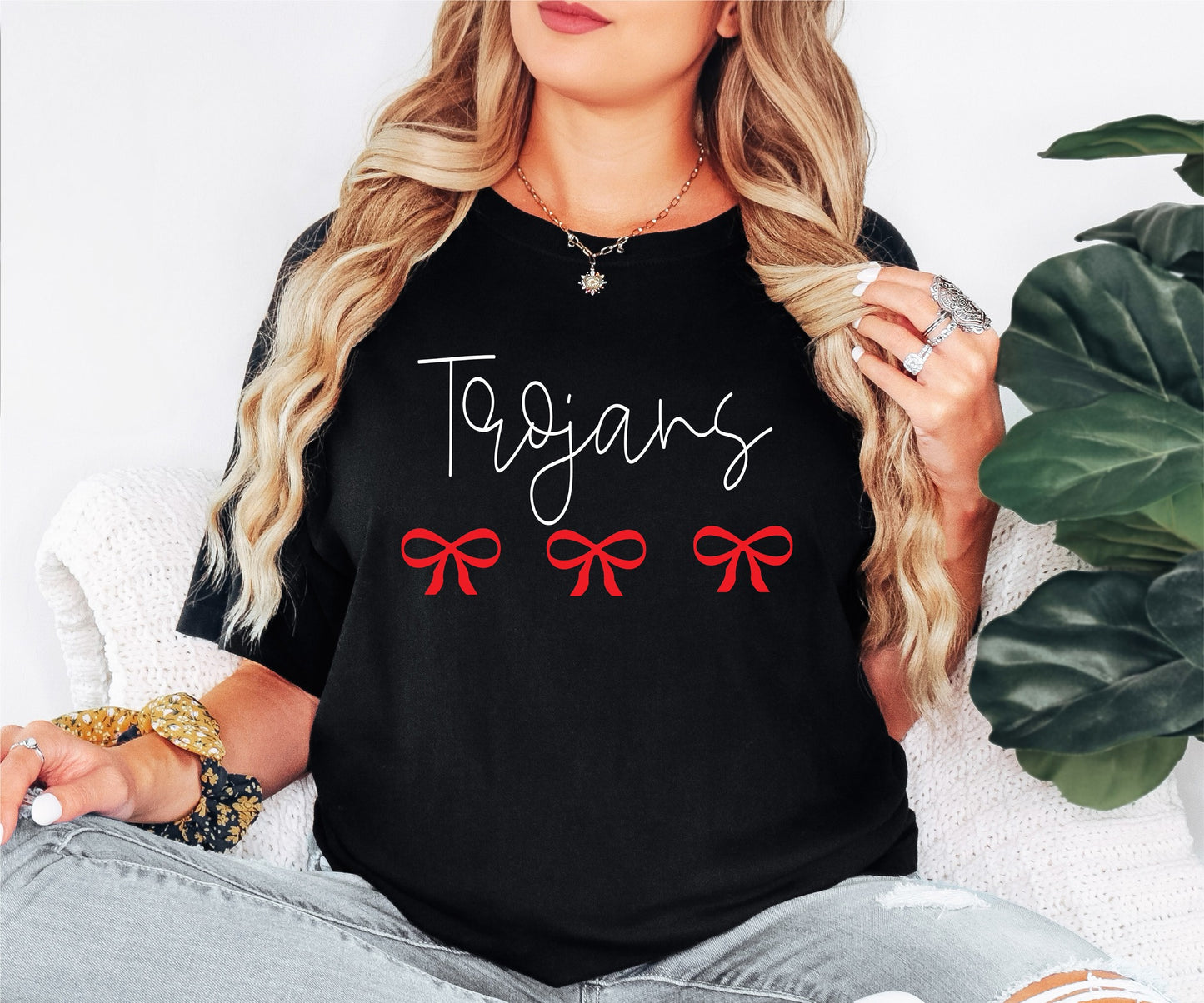 Trojans red bows 003