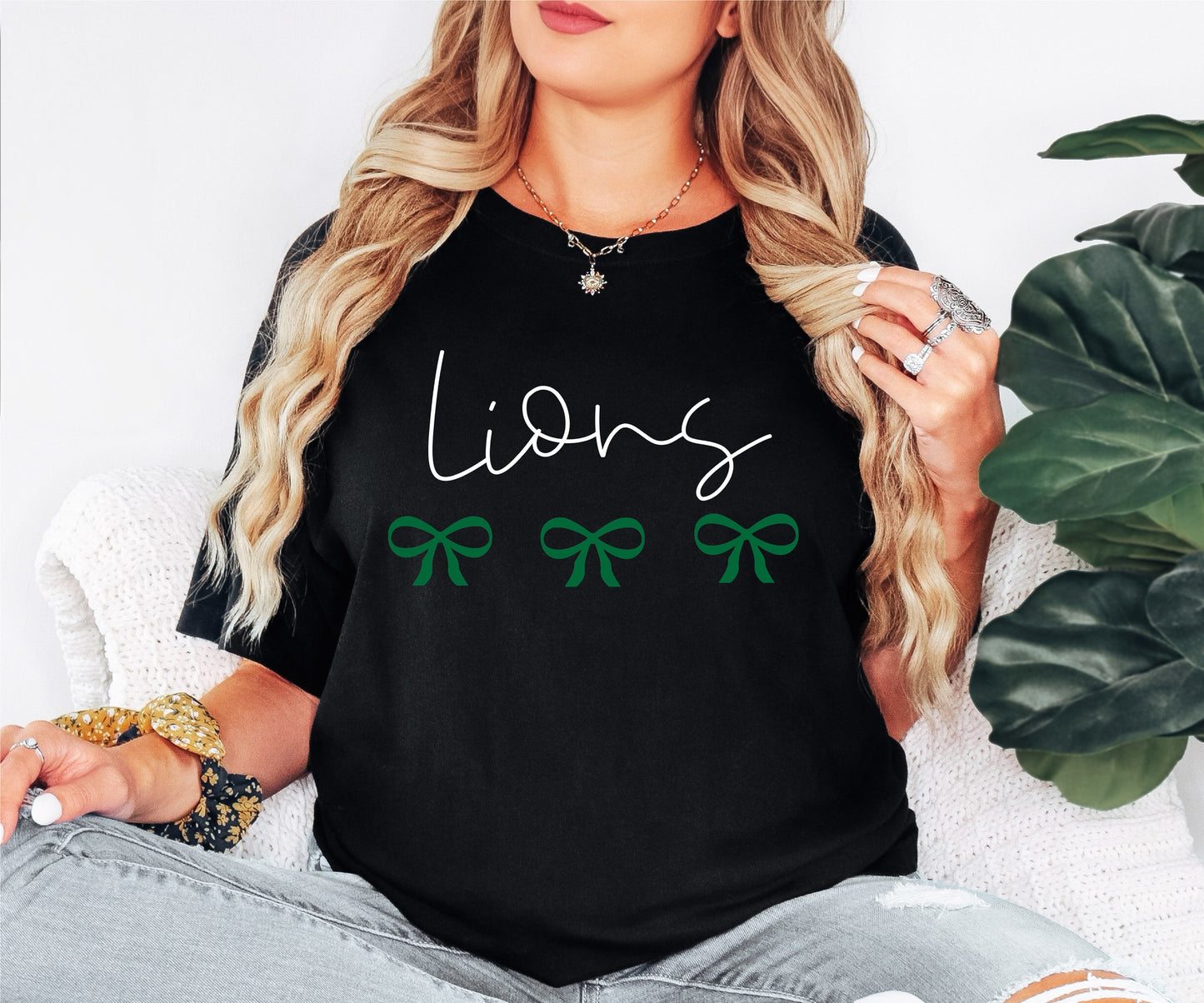 Lions green bows 003