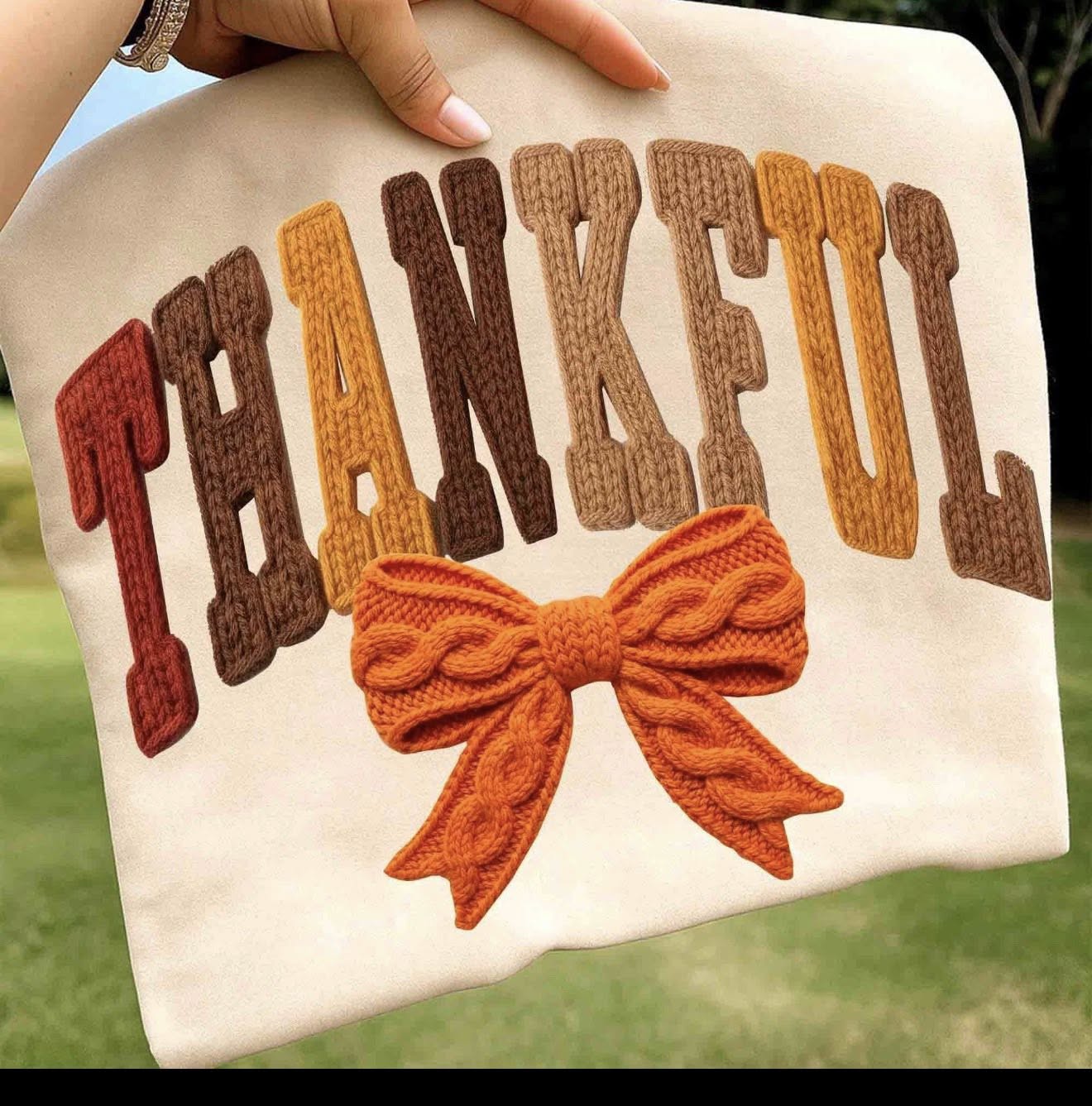 thankful bow #446