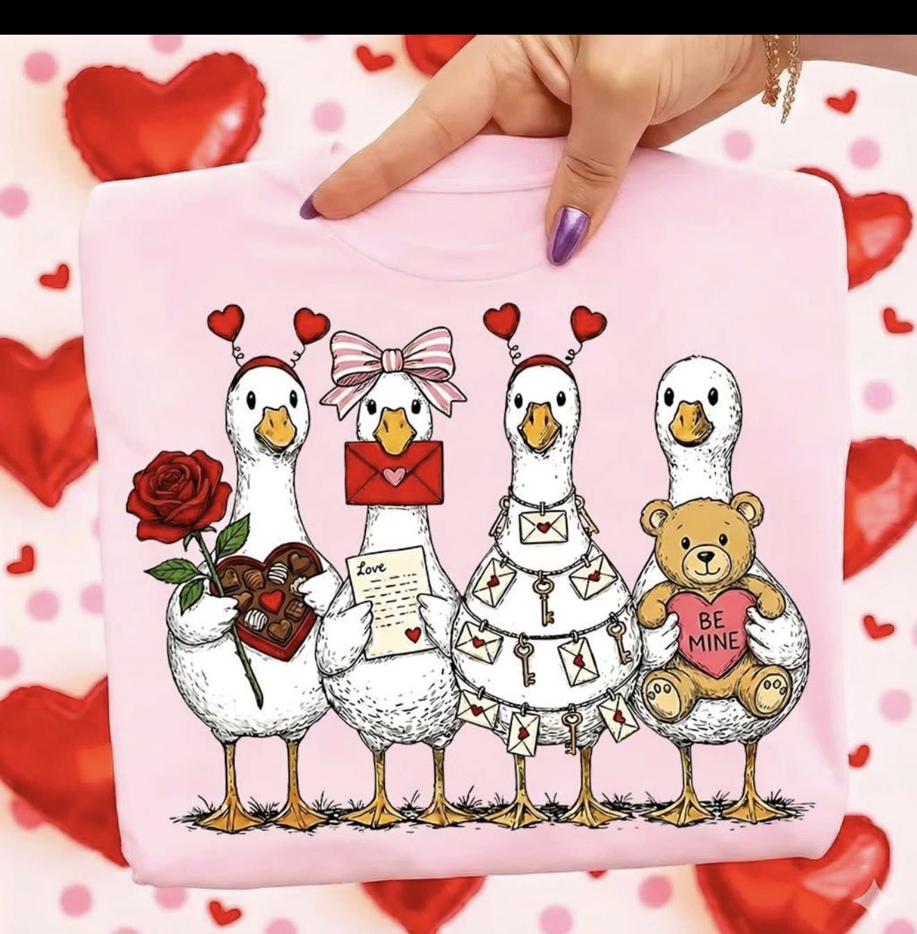 Valentine goose #459