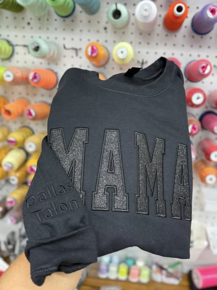 MAMA Glitter sweater With sleeve