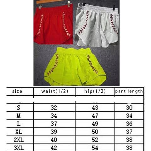 Baseball womens shorts