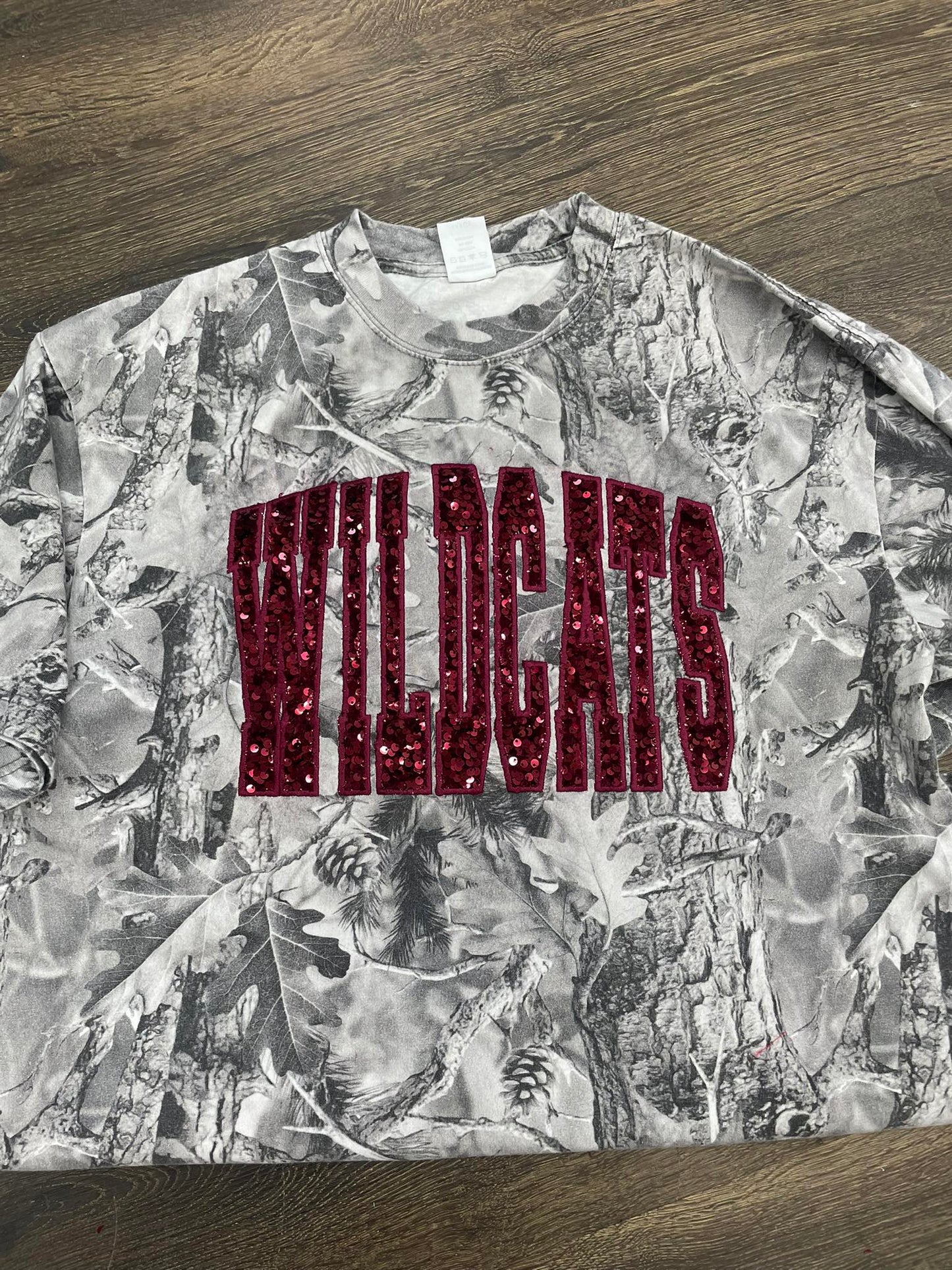 WILDCATS sequins leopard