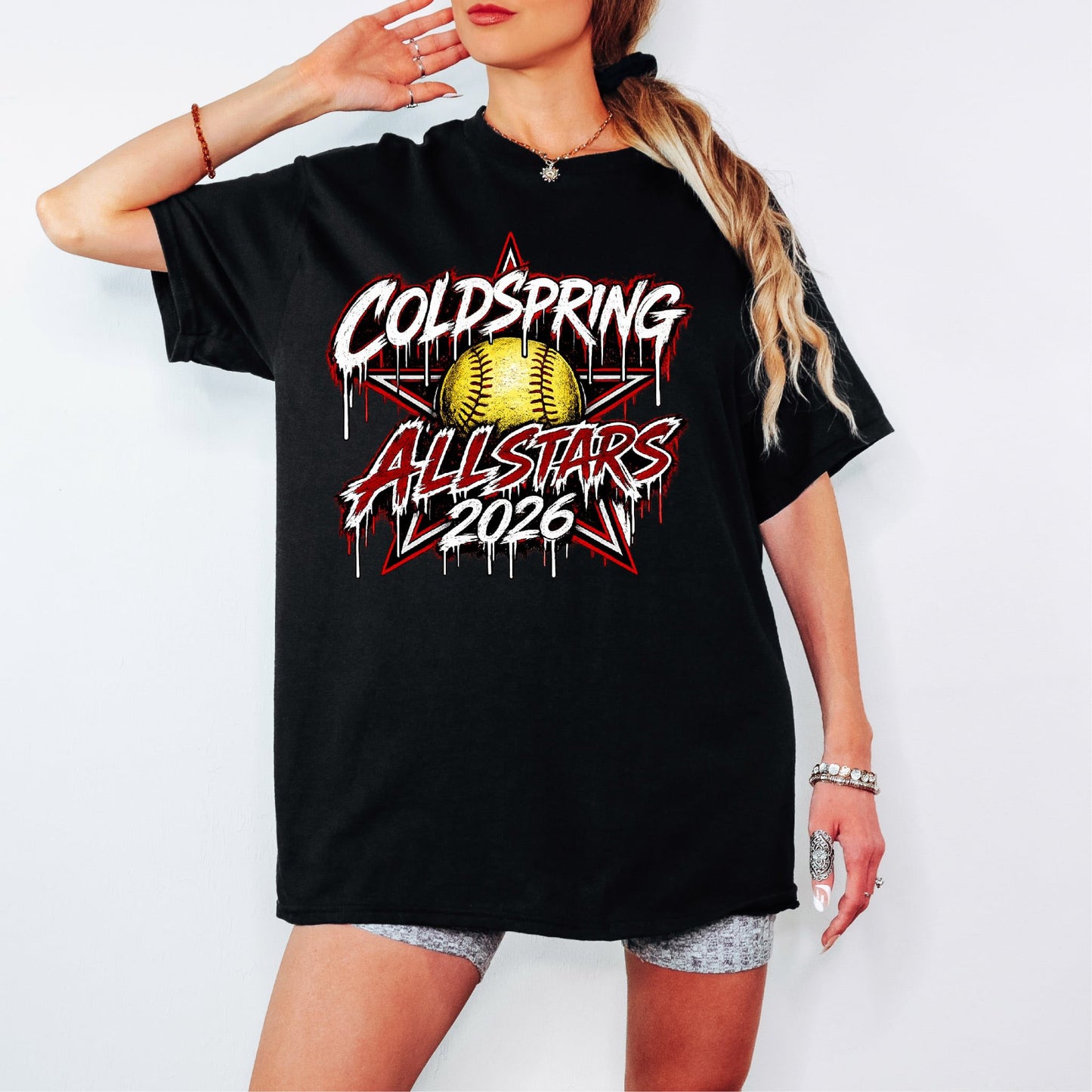 Coldspring Softball ALLSTARS Drippy (Black)