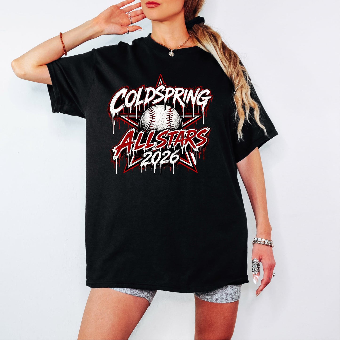 Coldspring baseball ALLSTARS Drippy (Black)