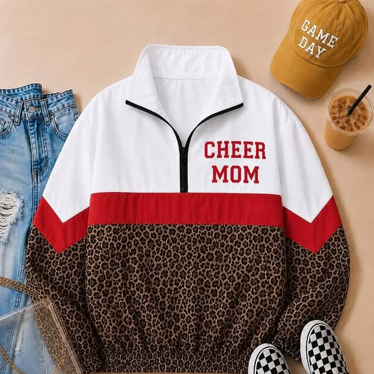 Cheer MOM Cheetah jacket