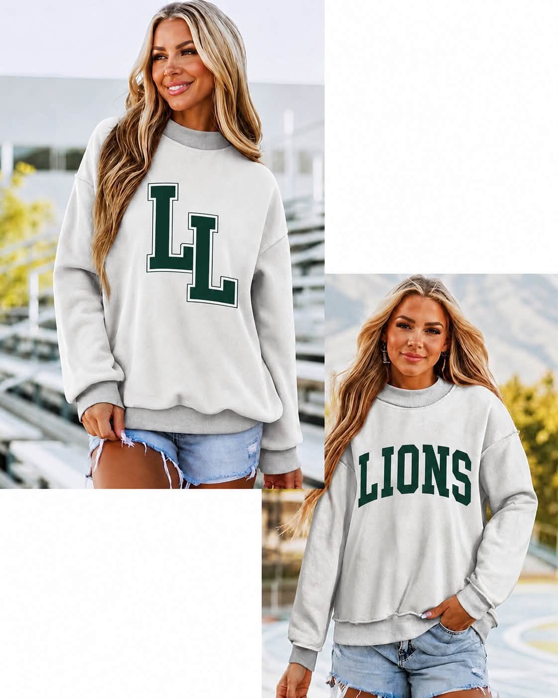 Lions mockneck