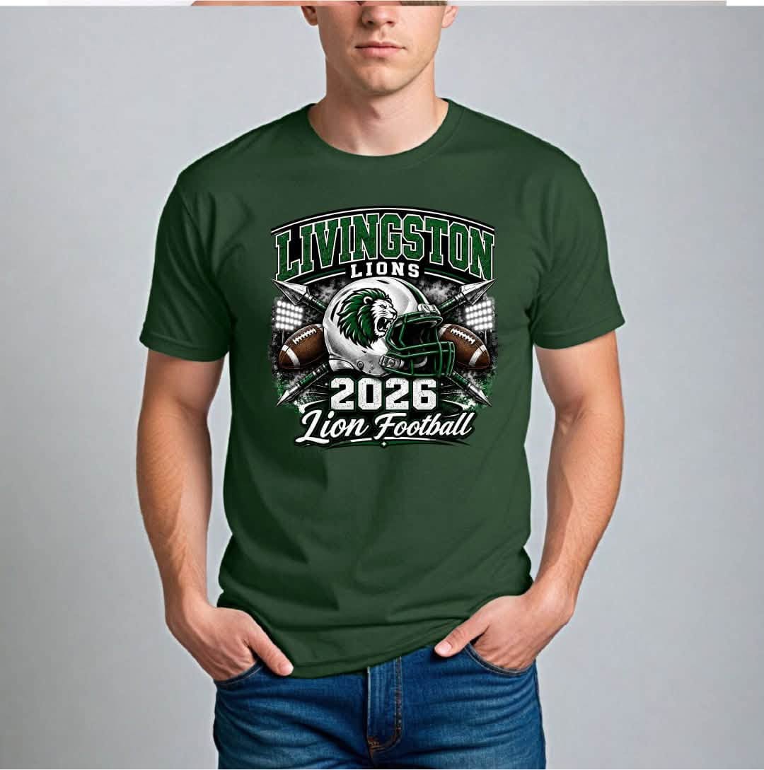 Livingston lions Lions football Stadium lights (Green)