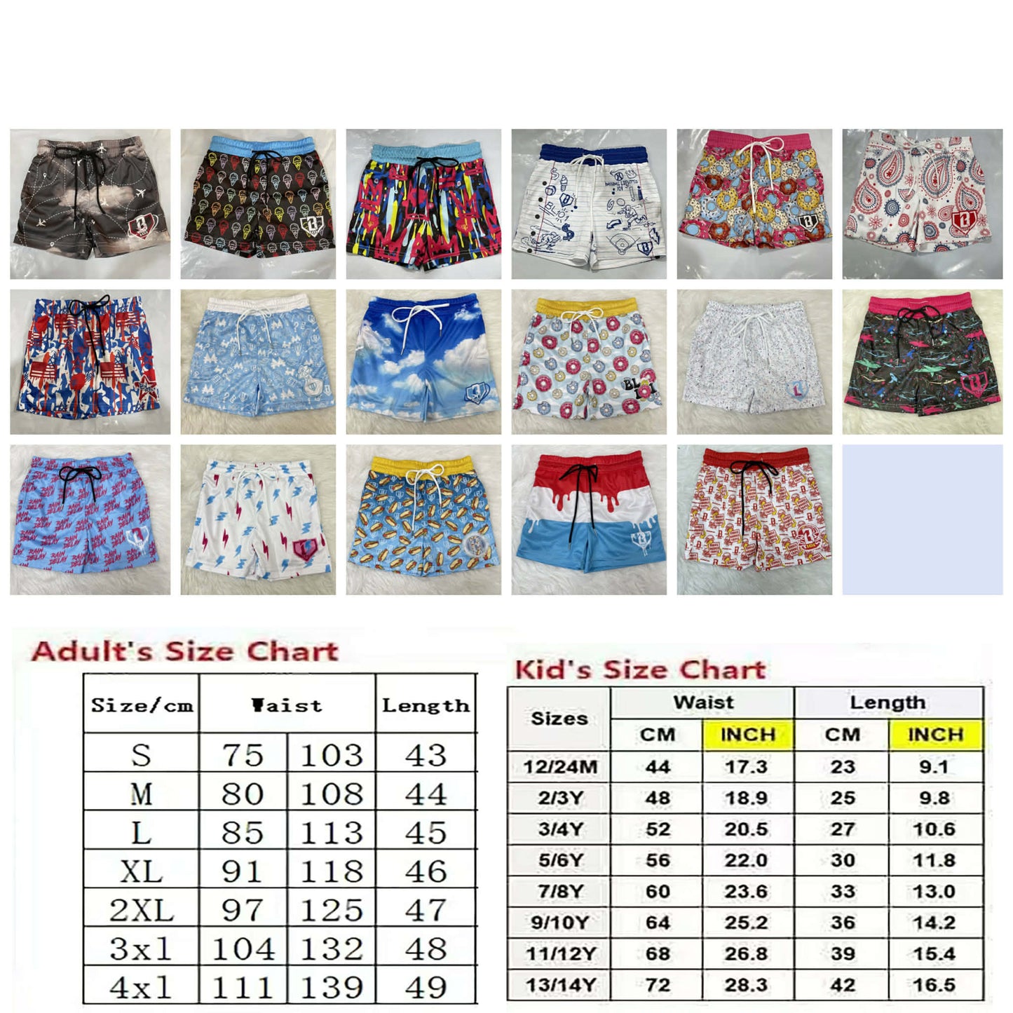 Baseball shorts