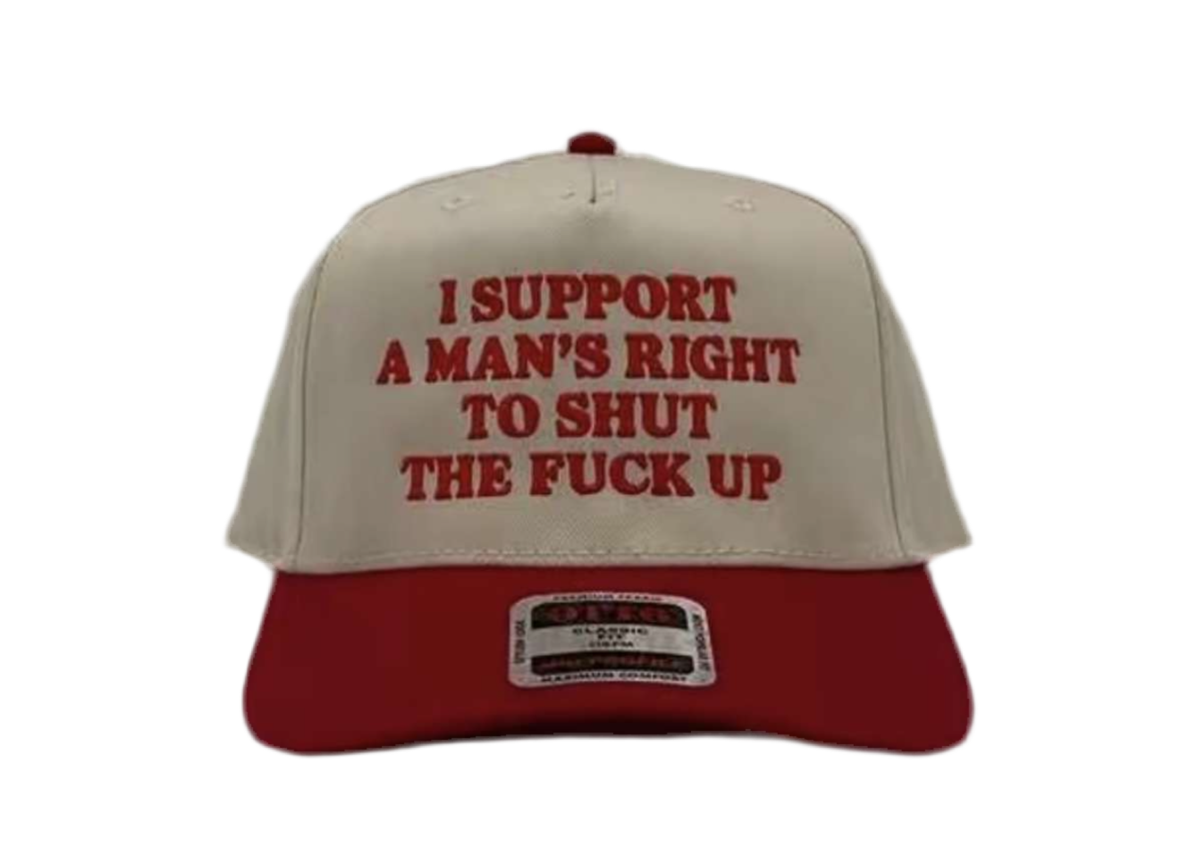 I support a man’s right to shut the f up