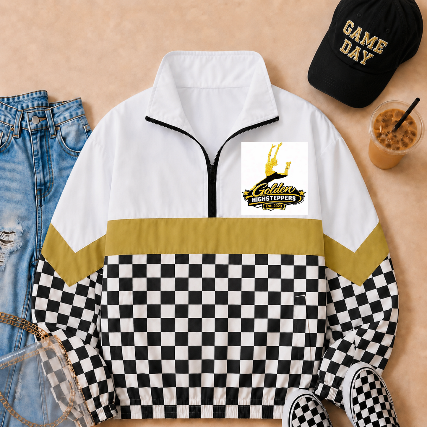 Golden high stepper jacket