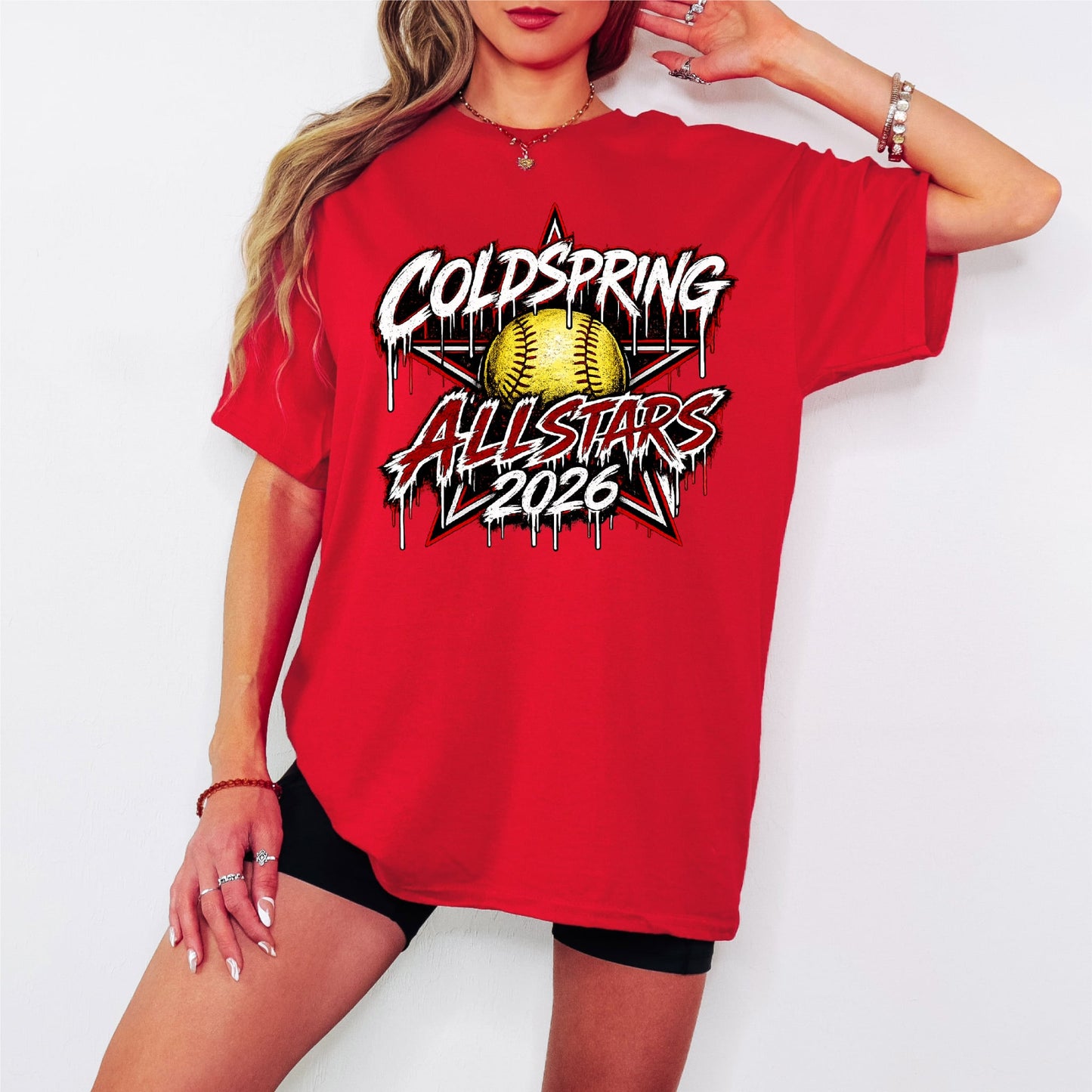 Coldspring Softball ALLSTARS Drippy(red)