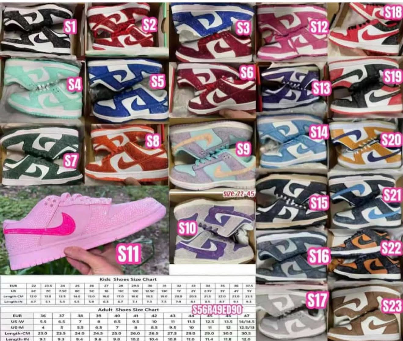 Sparkle NIKE DUNKS