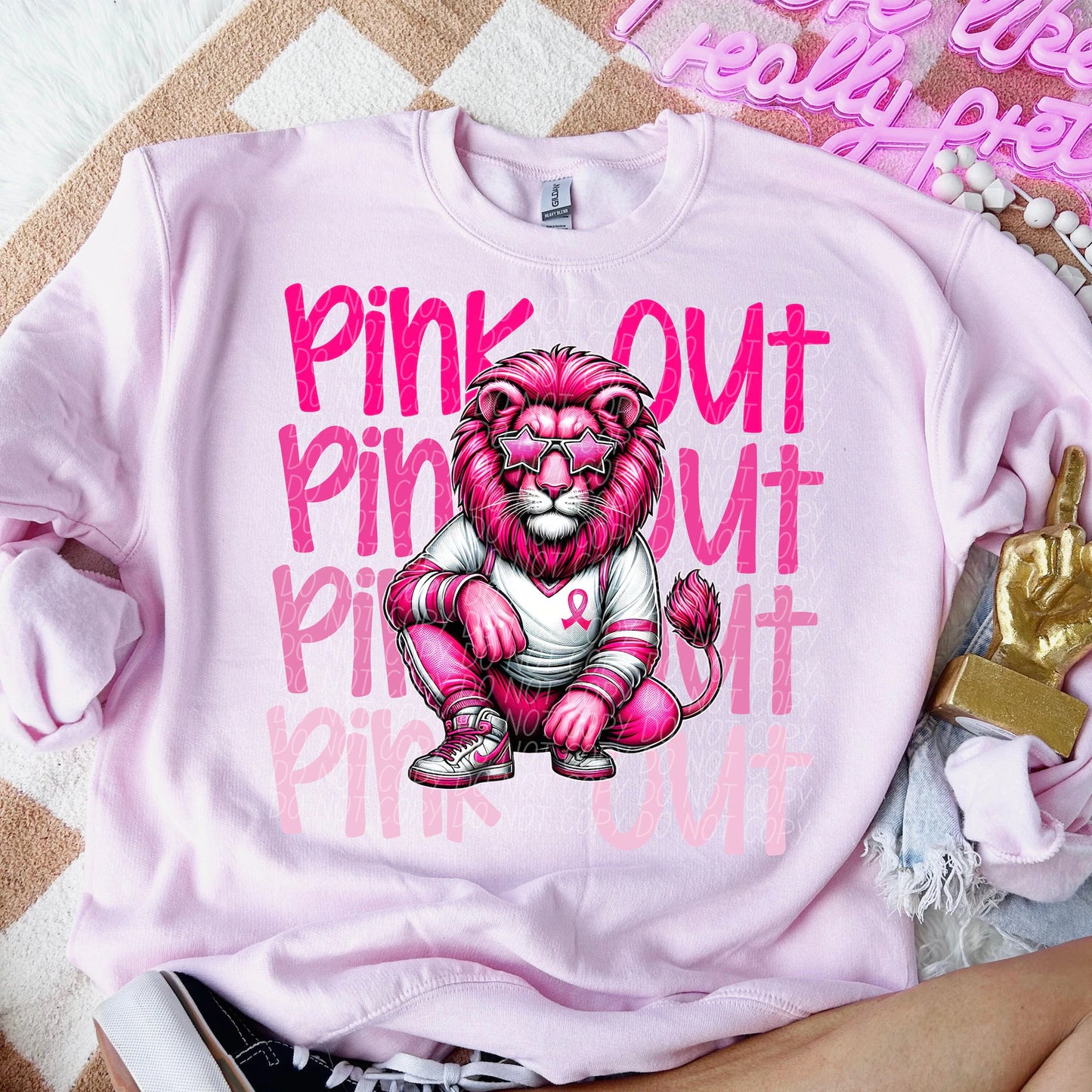 PINK OUT LIONS #436