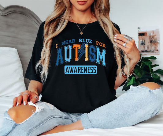 i wear blue for autism