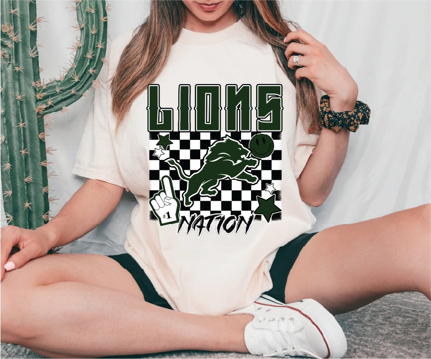 Lions Checkered