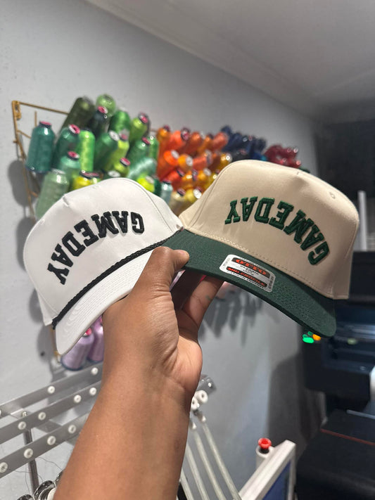 game day puff hats