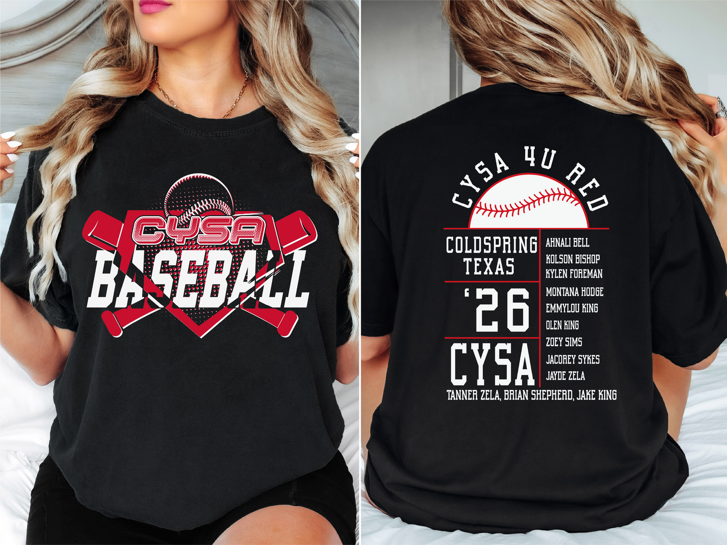 Cysa 4u red baseball
