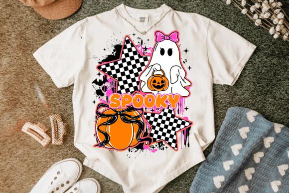 Halloween spooky checker