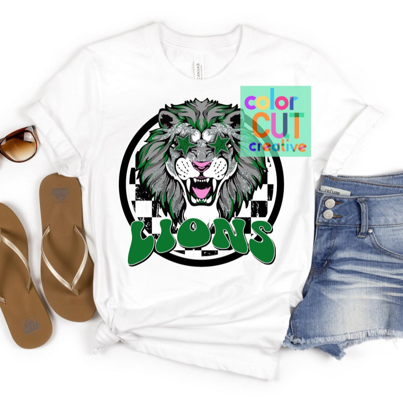 Retro lions