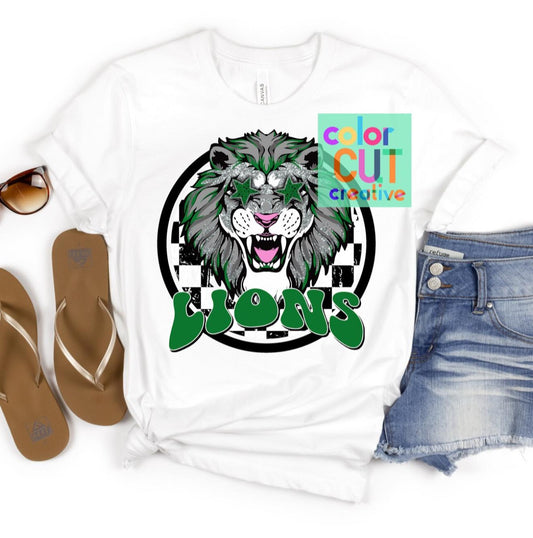 Retro lions