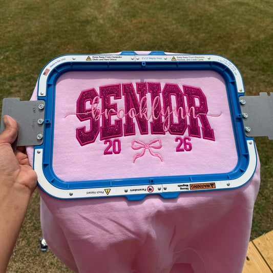 Senior Custom applique