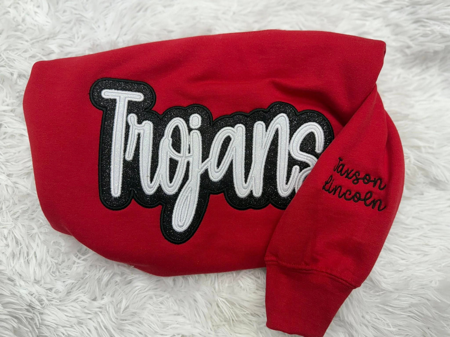 Trojans applique Sweatshirt