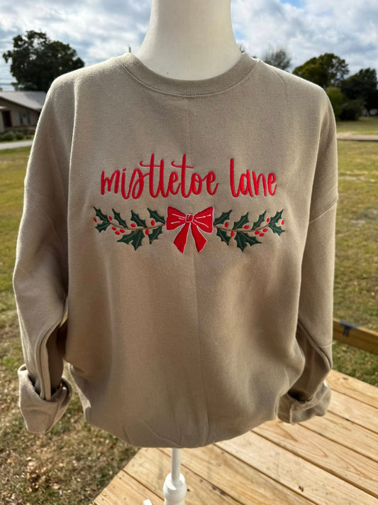 Mistletoe Lane (embriodery)