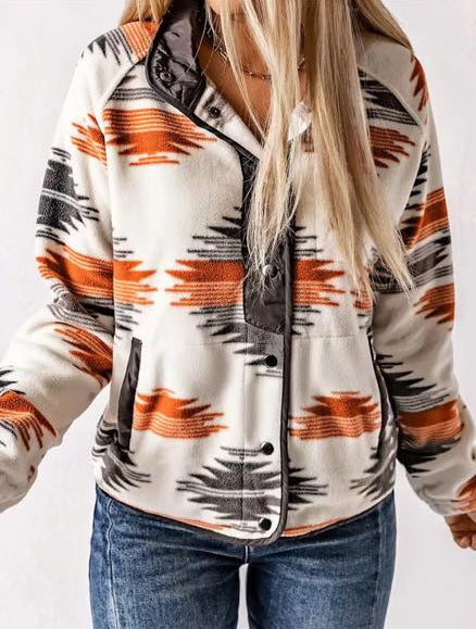 Aztec fleece jacket