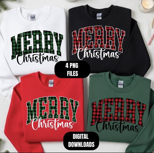 Merry christmas plaid #453