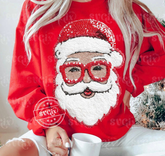 Sequin santa clause #454