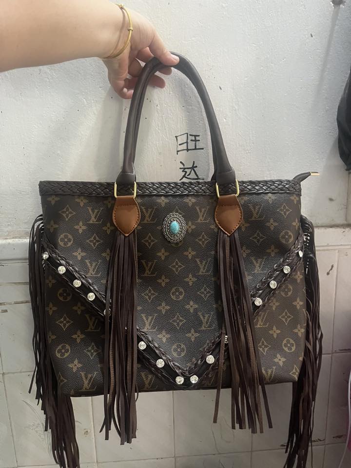 LV Fringe Purse