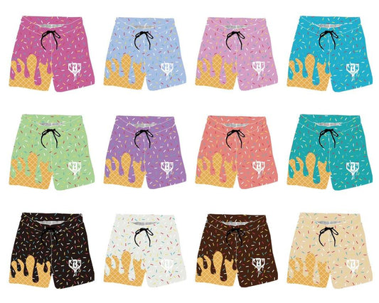 Ice cream drip shorts