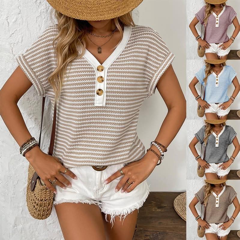 Stripe button up