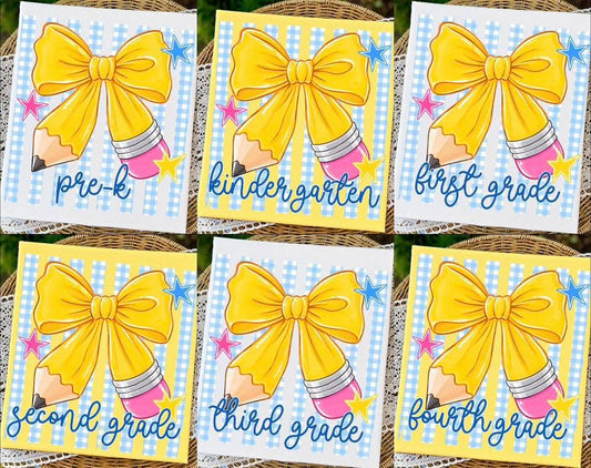 Pencil bow grade level #517