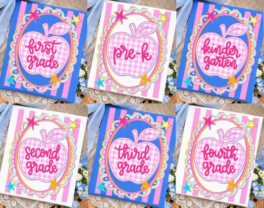 Cutie apple stripe grade level  #520