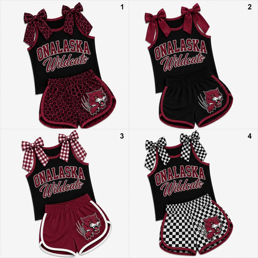 Wildcats tank and shorts set