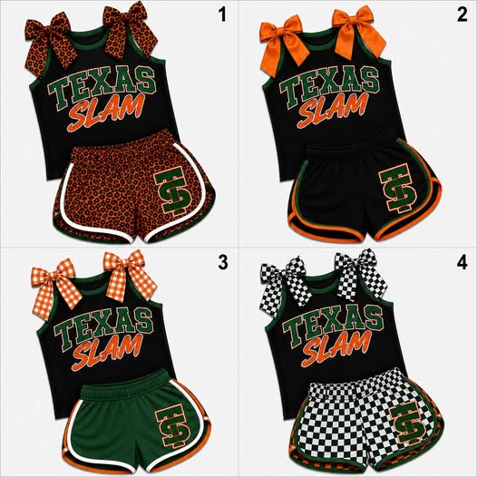 Texas slam tank and shorts set