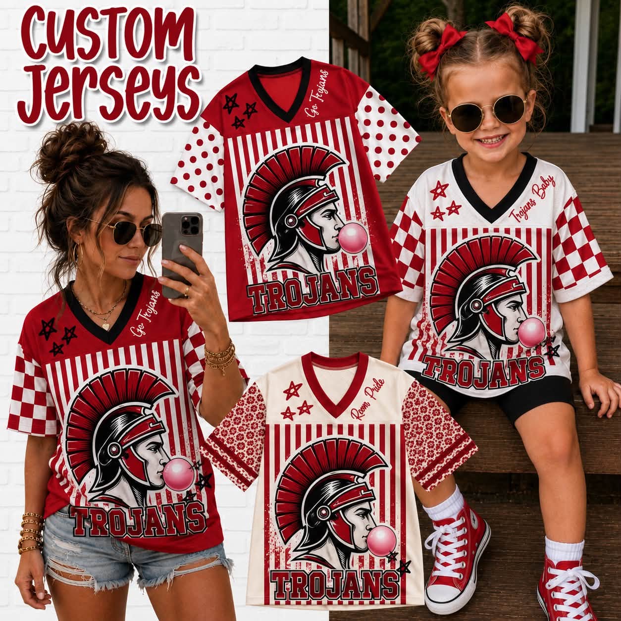 Trojans mascot jersey