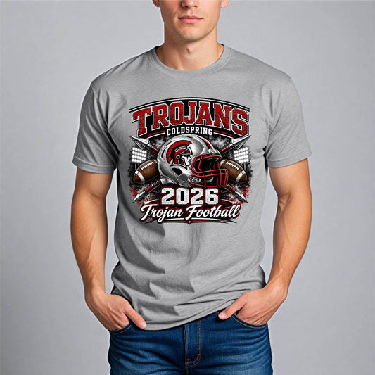 Coldspring trojans 2026 trojan football (Grey)
