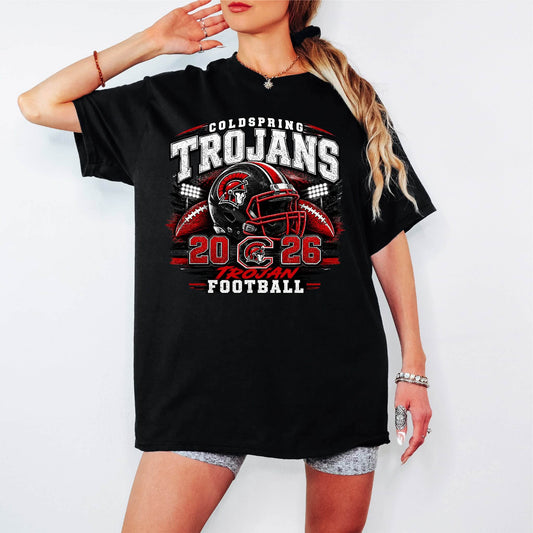 Coldspring trojans 2026 football (Black)