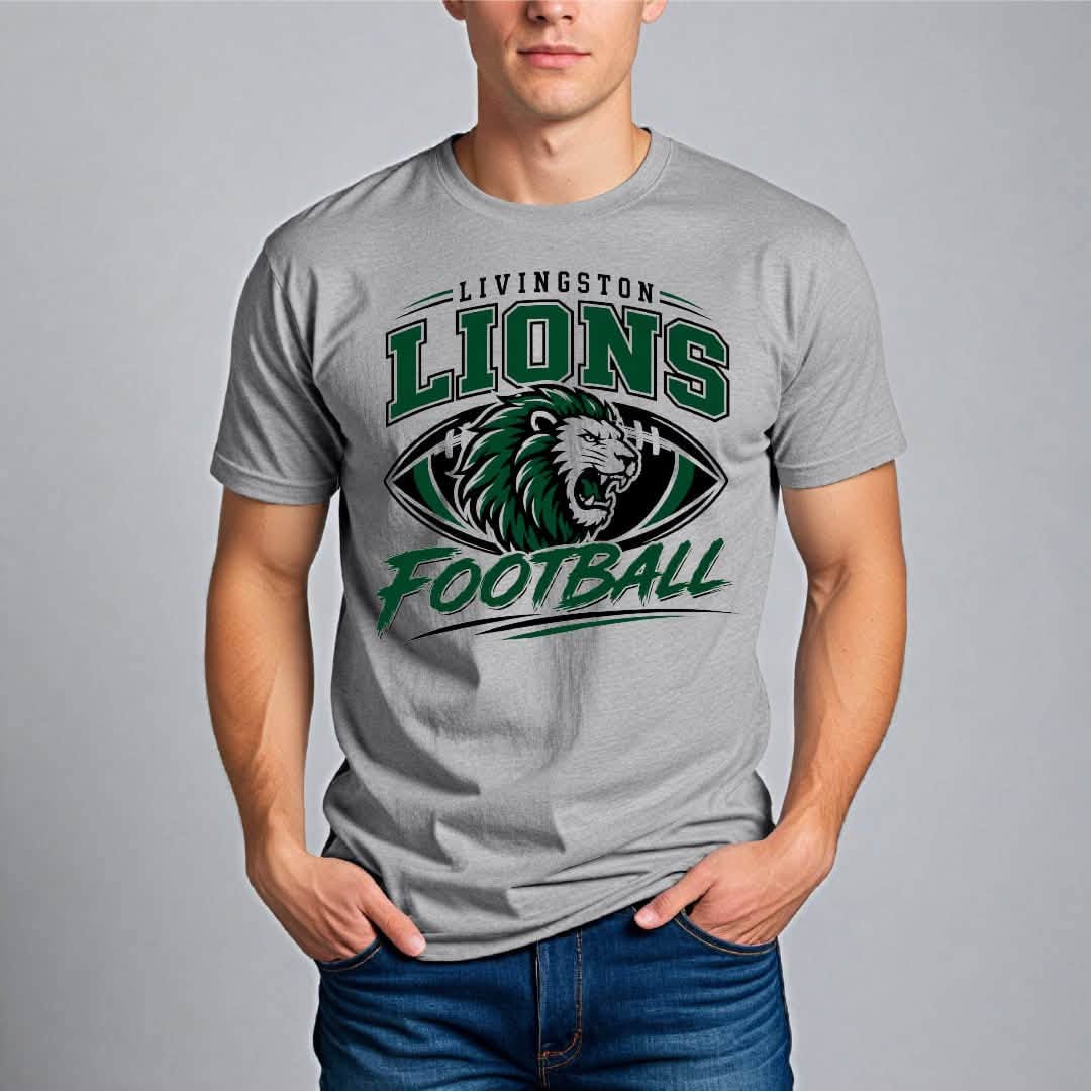 Livingston lions Lions football (Grey)