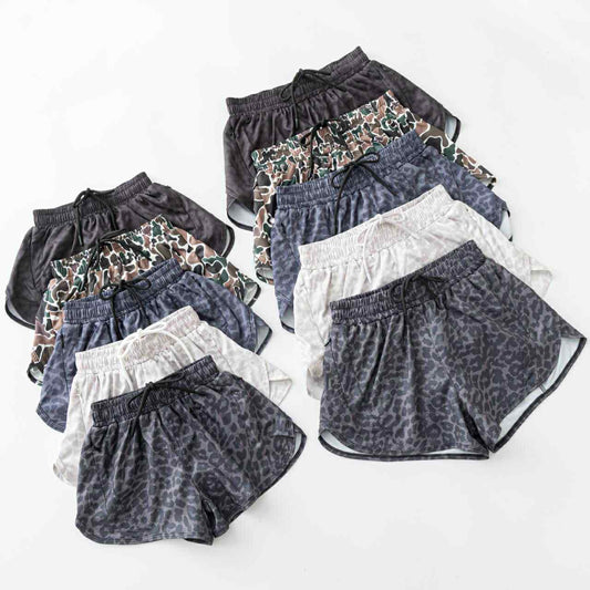 Matching pattern shorts youth & adults