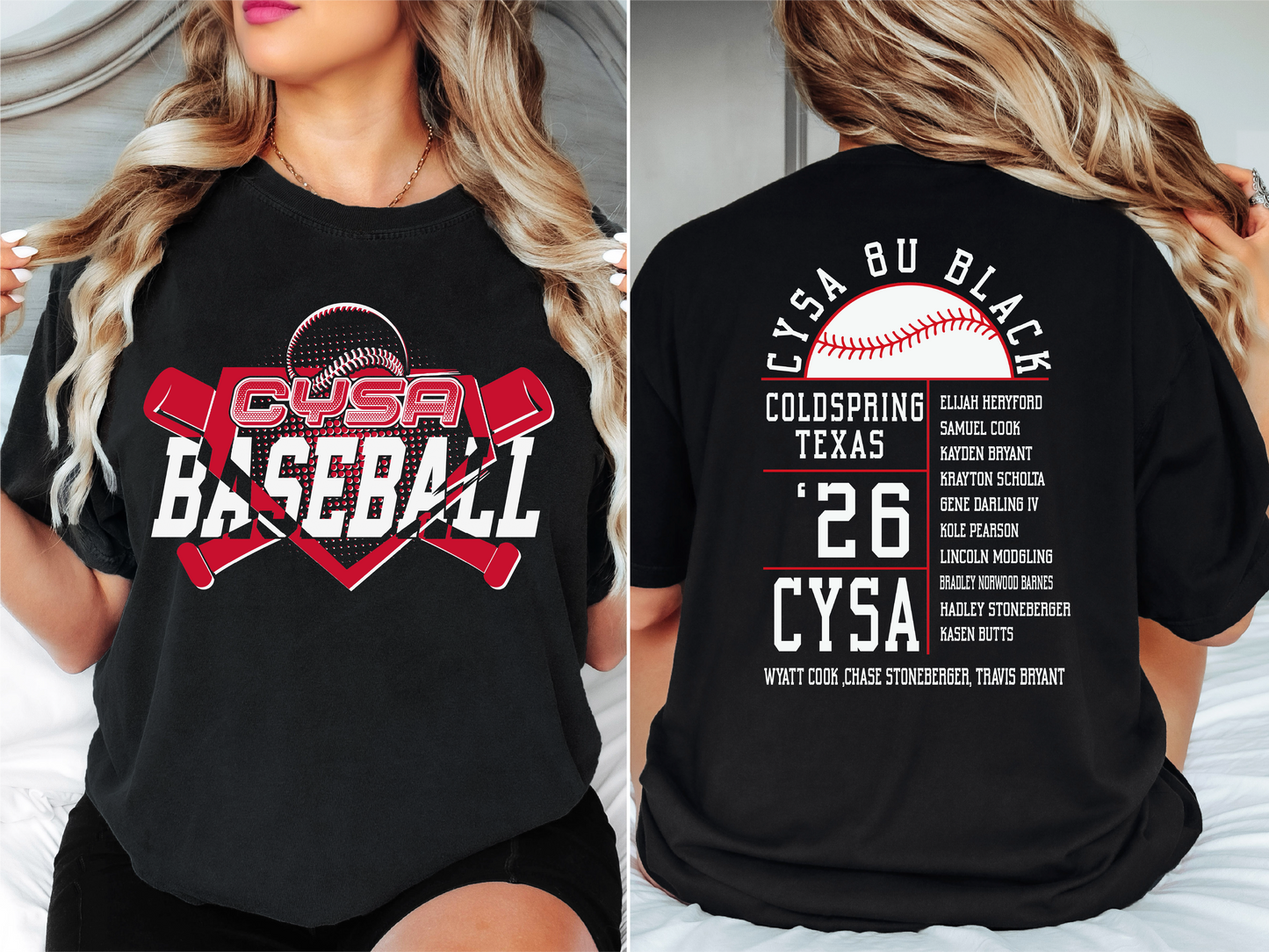 Cysa 8u black baseball